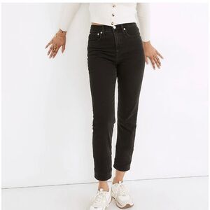 Madewell Classic Straight Jean Black Womens 26 Casual Denim EUC